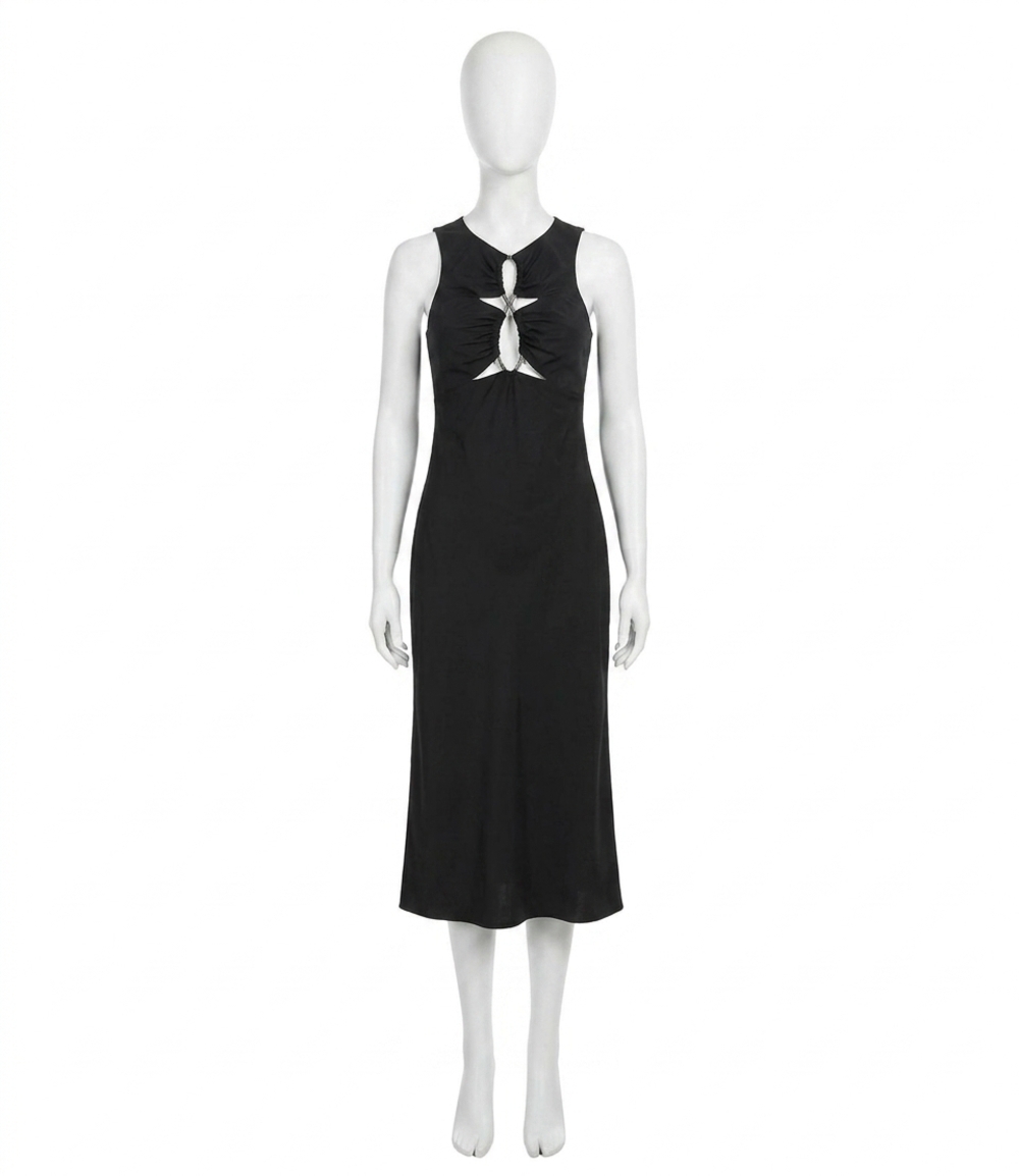 NEW RAILS samba dress in black